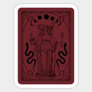 Hekate Nouveau Occult Sticker